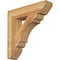 Ekena Millwork Olympic Slat Rough Sawn Bracket, Western Red Cedar, 6"W x 28"D x 28"H BKT06X28X28OLY06RWR - alternate 1